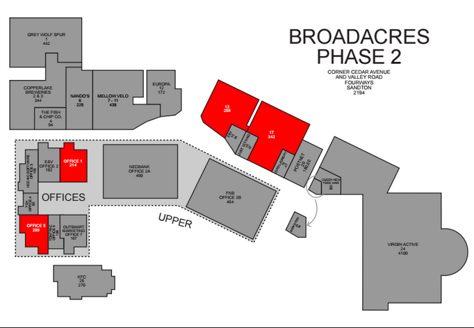 Broadacres Shopping Centre Map Office Space Online - Building | View